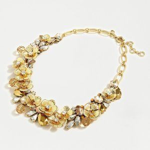 🔥NWOT JCrew Gold Bird of Paradise Gems Necklace
